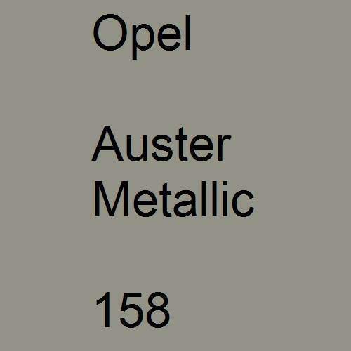 Opel, Auster Metallic, 158.